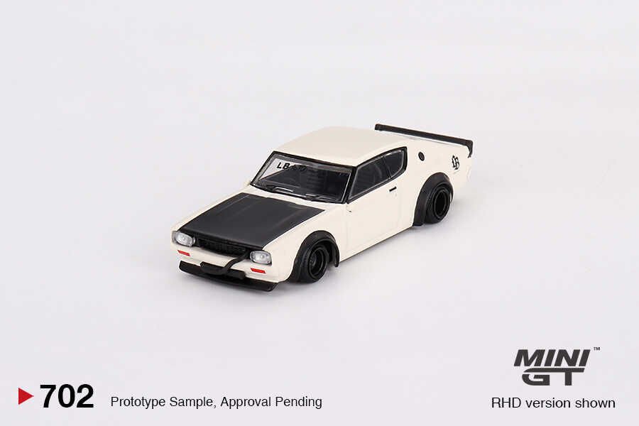 702-Nissan Skyline Kenmeri Liberty Walk White MGT00702