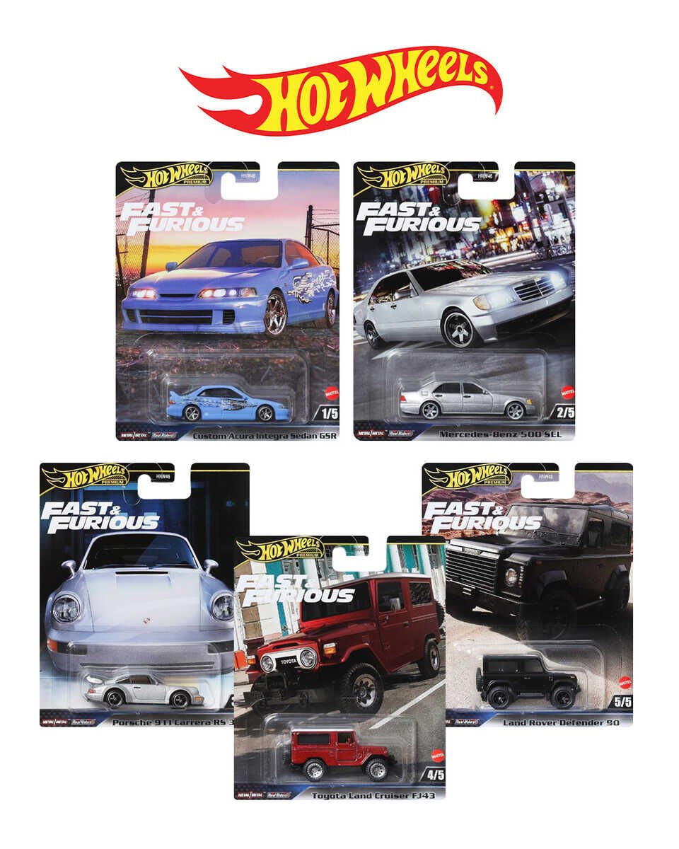 Hot Wheels Premium Fast & Furious Case G