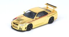 inno64 Nissan Skyline GT-R R34 Nismo R-Tune Chrome Gold