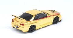 inno64 Nissan Skyline GT-R R34 Nismo R-Tune Chrome Gold