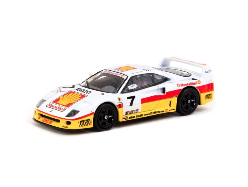 Tarmac Works X iXO Models 164 Ferrari F40 GT Italian GT Championship 1993 #7 - HOBBY64