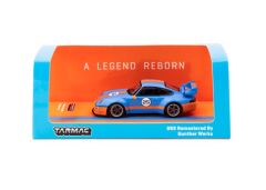 Tarmac Works 993 Remastered By Gunther Werks Blue  Orange - HOBBY64