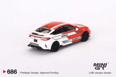 686 -  Honda Civic TYPE R 2023 Pace Car Red