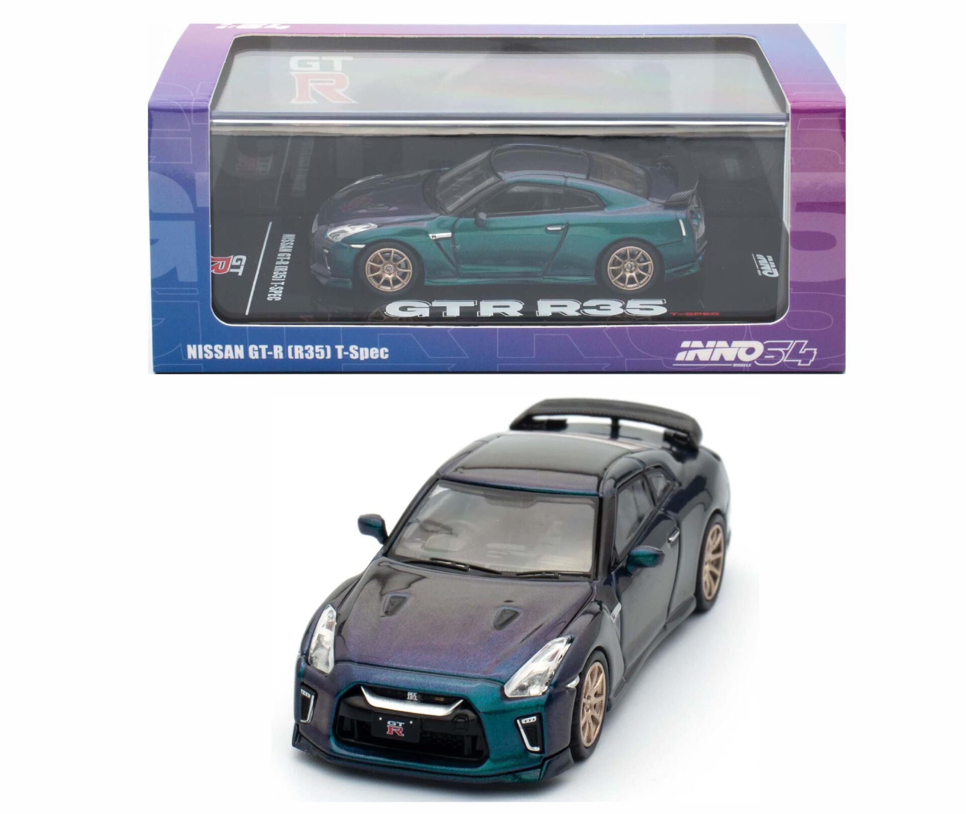 inno64 NISSAN GT-R (R35) T-SPEC Midnight Purple