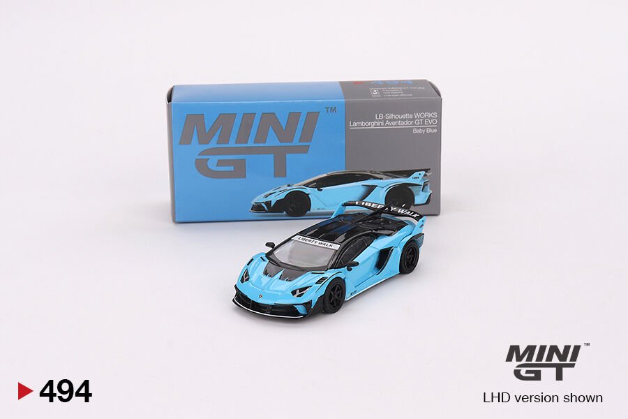 494-Lamborghini LB-Silhouette WORKS Aventador GT EVO Baby Blue