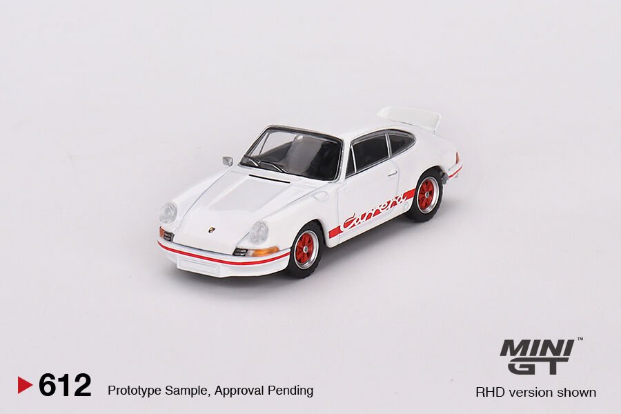 612-Porsche 911 Carrera RS 2.7 Grand Prix White with Red Livery