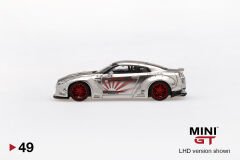 49-LB WORKS Nissan GT-R (R35) Satin Silver Libertywalk Mijo