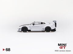 68-LB WORKS Nissan GT-R (R35) White Libertywalk