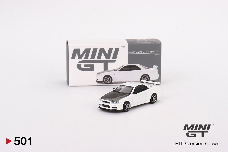 501 - Nissan Skyline GT-R (R34) V-Spec II N1 White