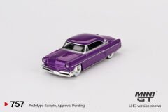 757 - Lincoln Capri Hot Rod 1954 Purple Metallic