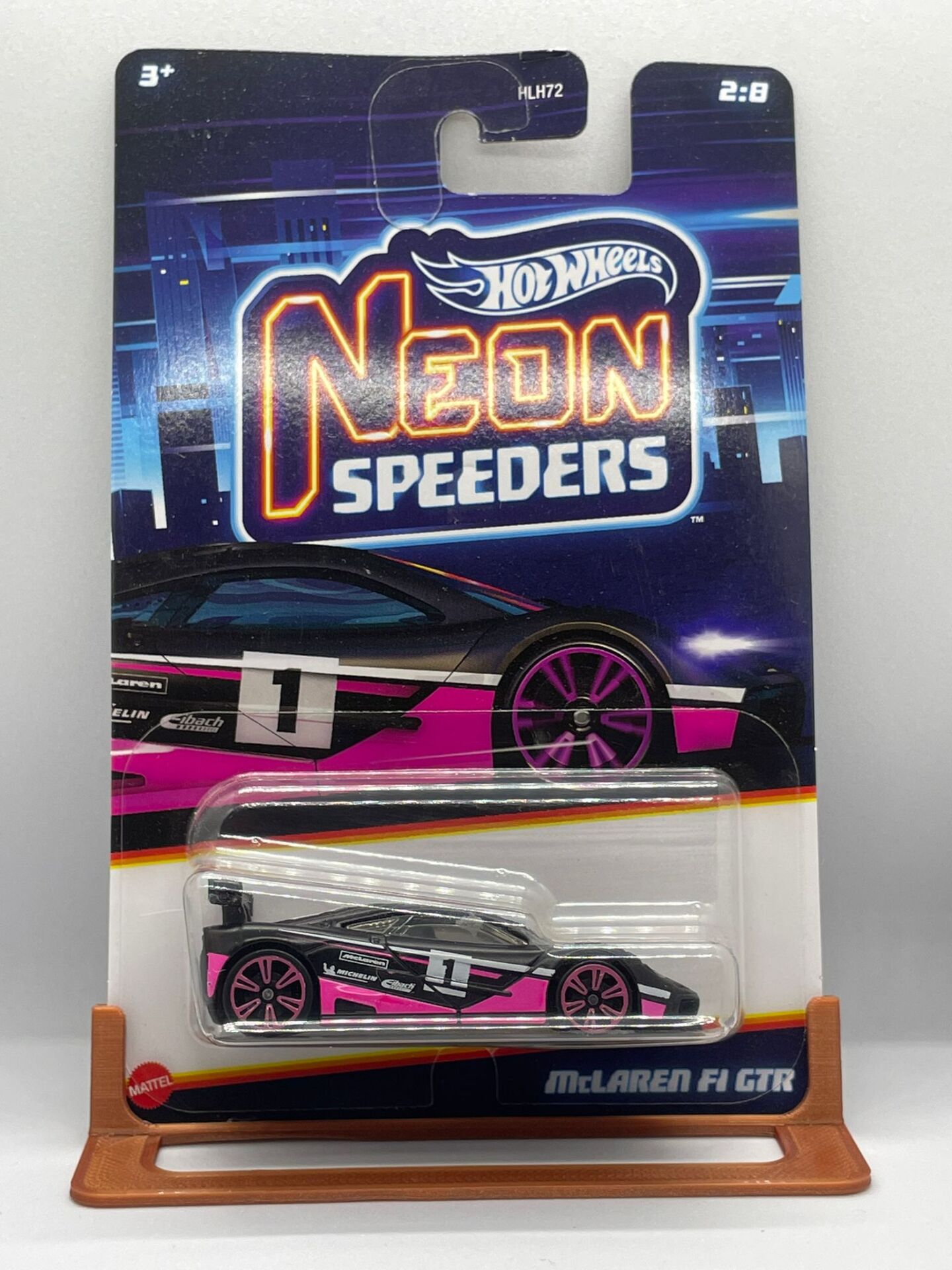 Hot Wheels Maclaren F1 GTR Neon Speeders