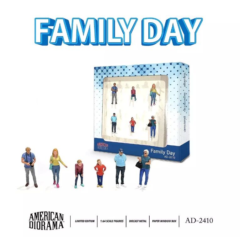 American Diorama Figure Set Family Day AD2410 Limited Edition