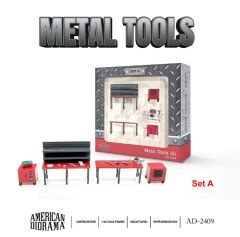 American Diorama Figure Set Metal Tools AD2409 SET A Limited Edition