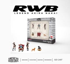 American Diorama Figure Set RWB Legend Akira Nakai AD2407 Limited Edition