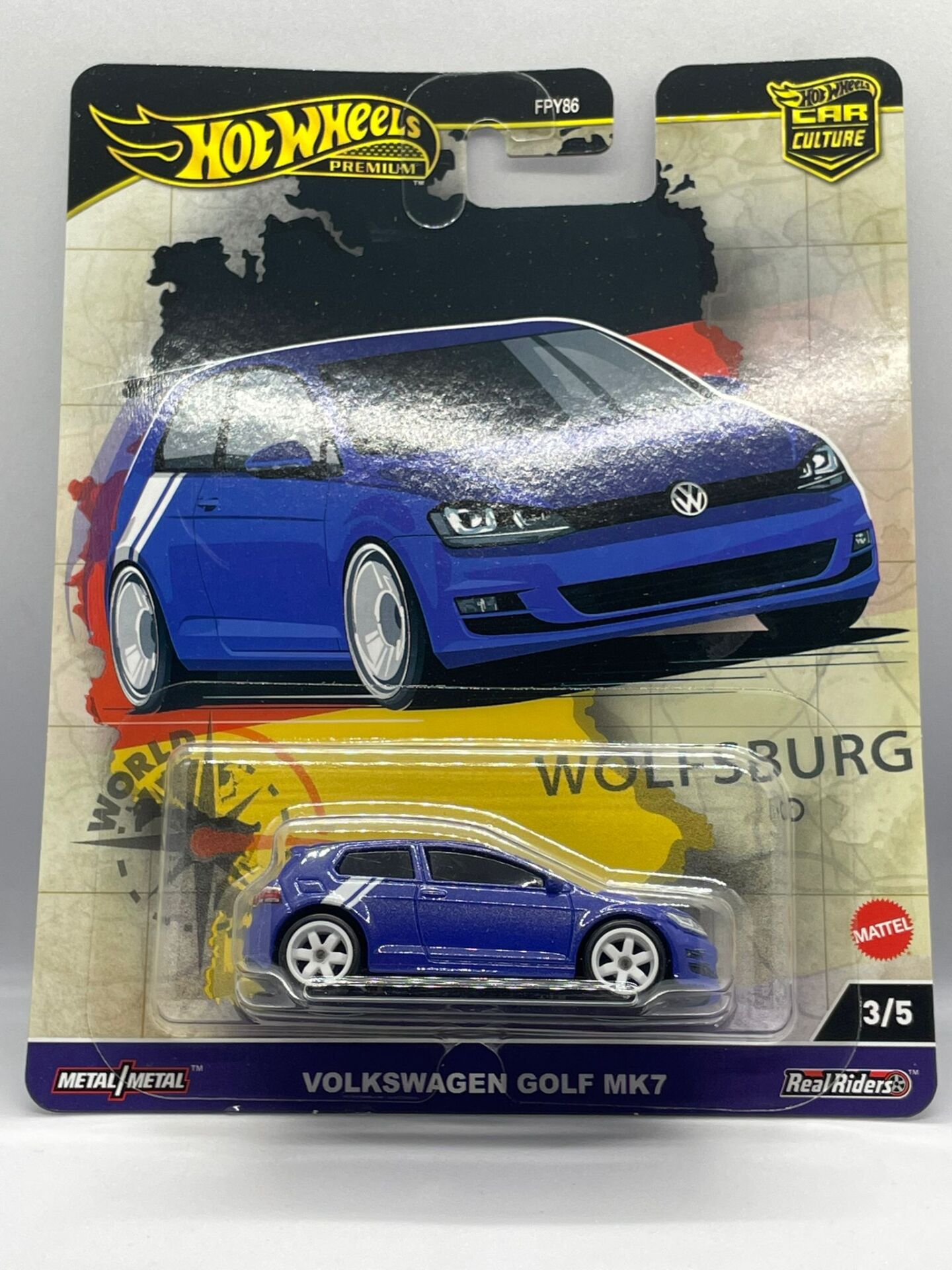 Hot Wheels Premium Volkswagen Golf Mk7