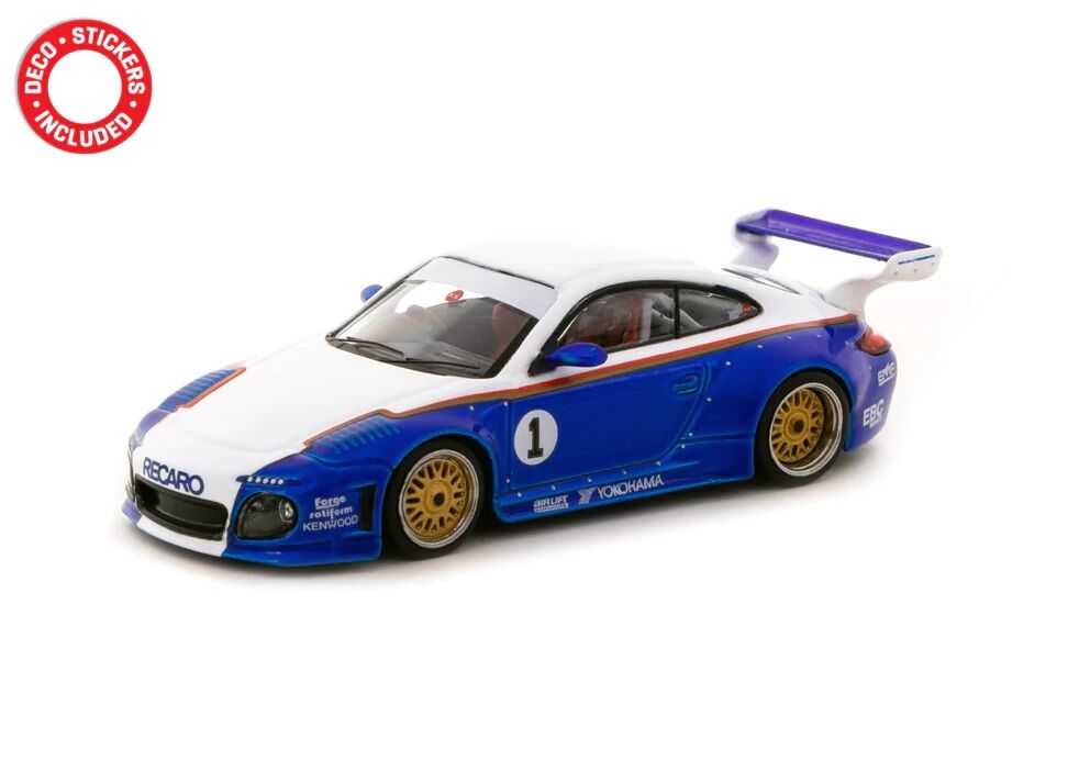 Tarmac Works Old & New 997 Blue  White - HOBBY64