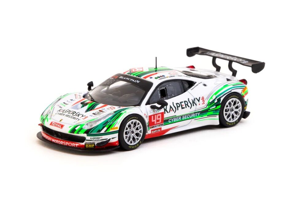 Tarmac Works X iXO Models 164 Ferrari 458 Italia GT3 24 hours of Spa 2016 #49 - HOBBY64