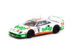 Tarmac Works X iXO Models 164 Ferrari F40 GT Italian GT Championship 1994 #1 - HK Toy Car Salon Special Edition - HOBBY64