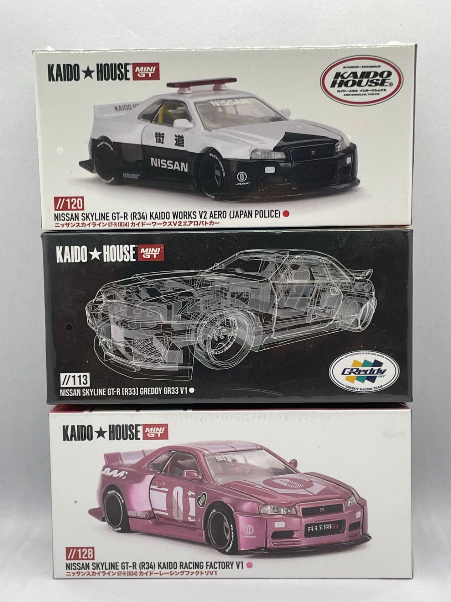 Kaido R34-R33 LOT - 3LÜ