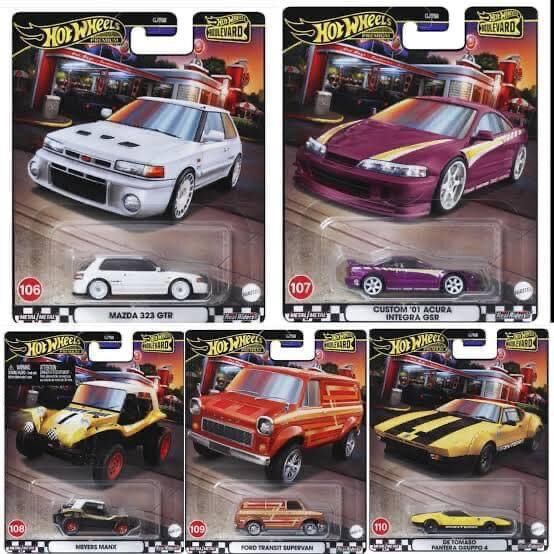 Hot Wheels Boulevard 2024 - Mix 4 / Y Case