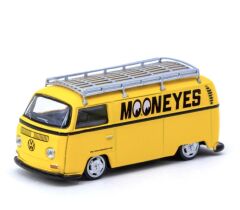 Tarmac Works Volkswagen Type II T2 Panel Van Mooneyes with Roof Rack