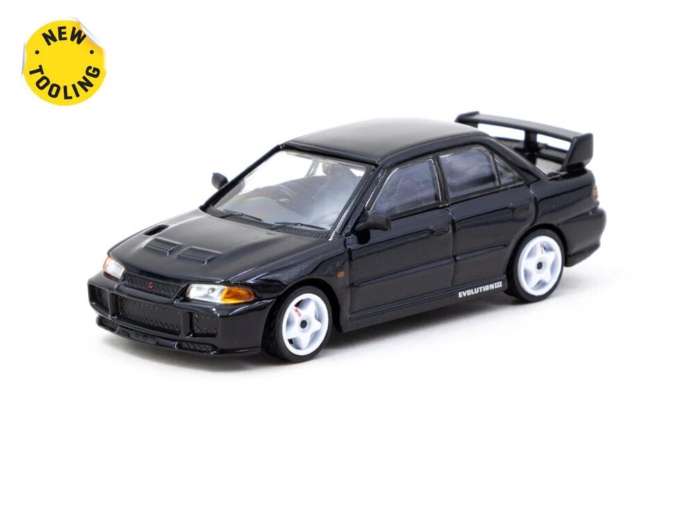 Tarmac Works Mitsubishi Lancer GSR Evolution III Black - GLOBAL64