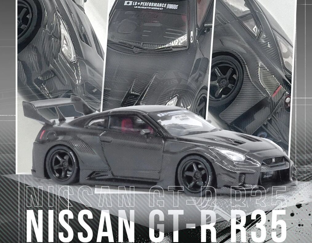 inno64 NISSAN GT-R (R35) LBWK SUPER SILHOUETTE 35GT-RR Full Carbon