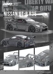 inno64 NISSAN GT-R (R35) LBWK SUPER SILHOUETTE 35GT-RR Full Carbon