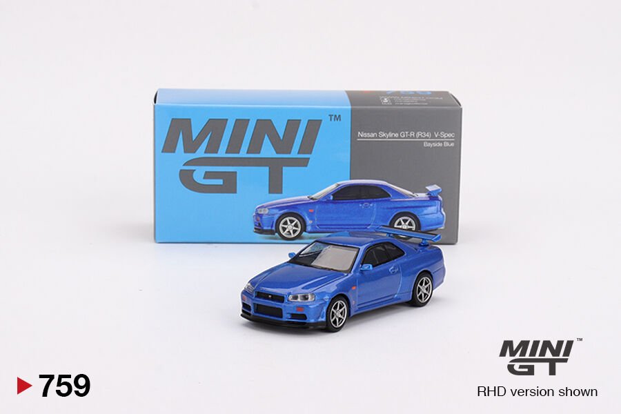 759-Nissan Skyline GT-R (R34) V-Spec Bayside Blue