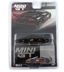 803 MİJO - Lamborghini Aventador SVJ 63 Roadster Nero Aldebaran Blister Paket